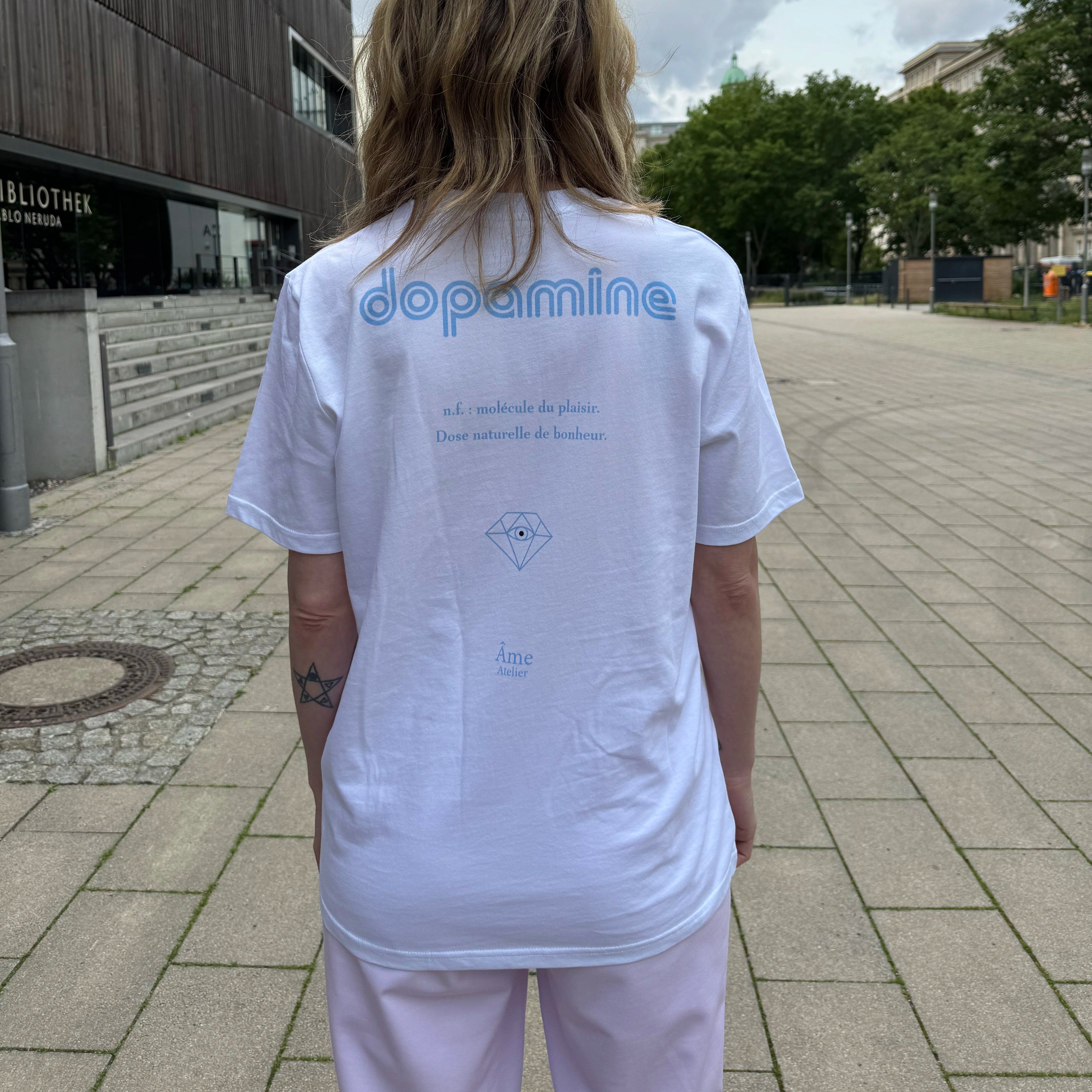 Dopamine t-shirt - white  Âme Atelier 