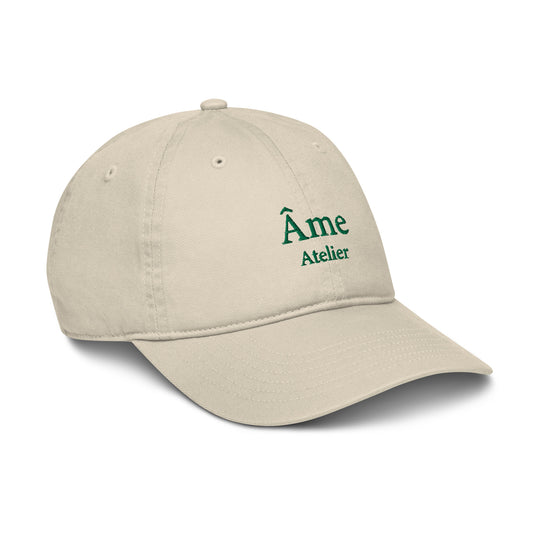 Âme Atelier embroidered cap in beige