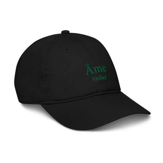 Âme Atelier embroidered cap in black