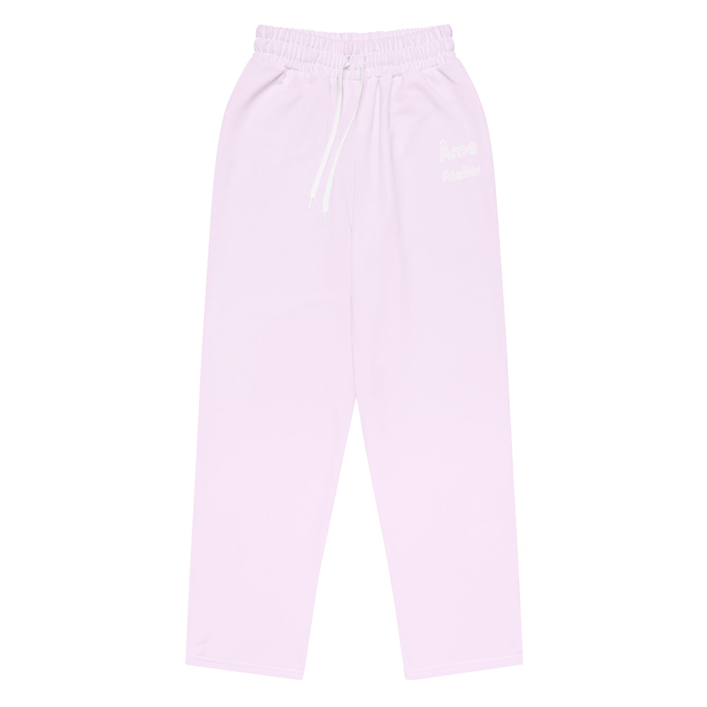 Front view of Le Cosy pants in powder pink