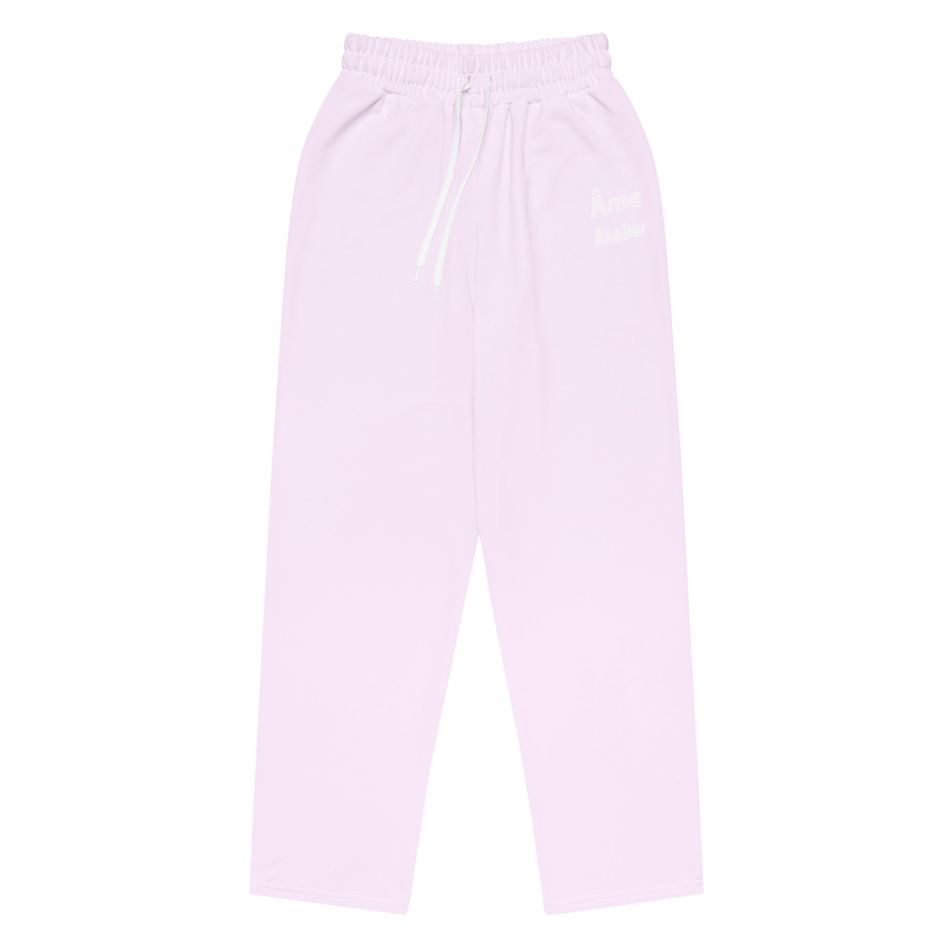 Front view of Le Cosy pants in powder pink