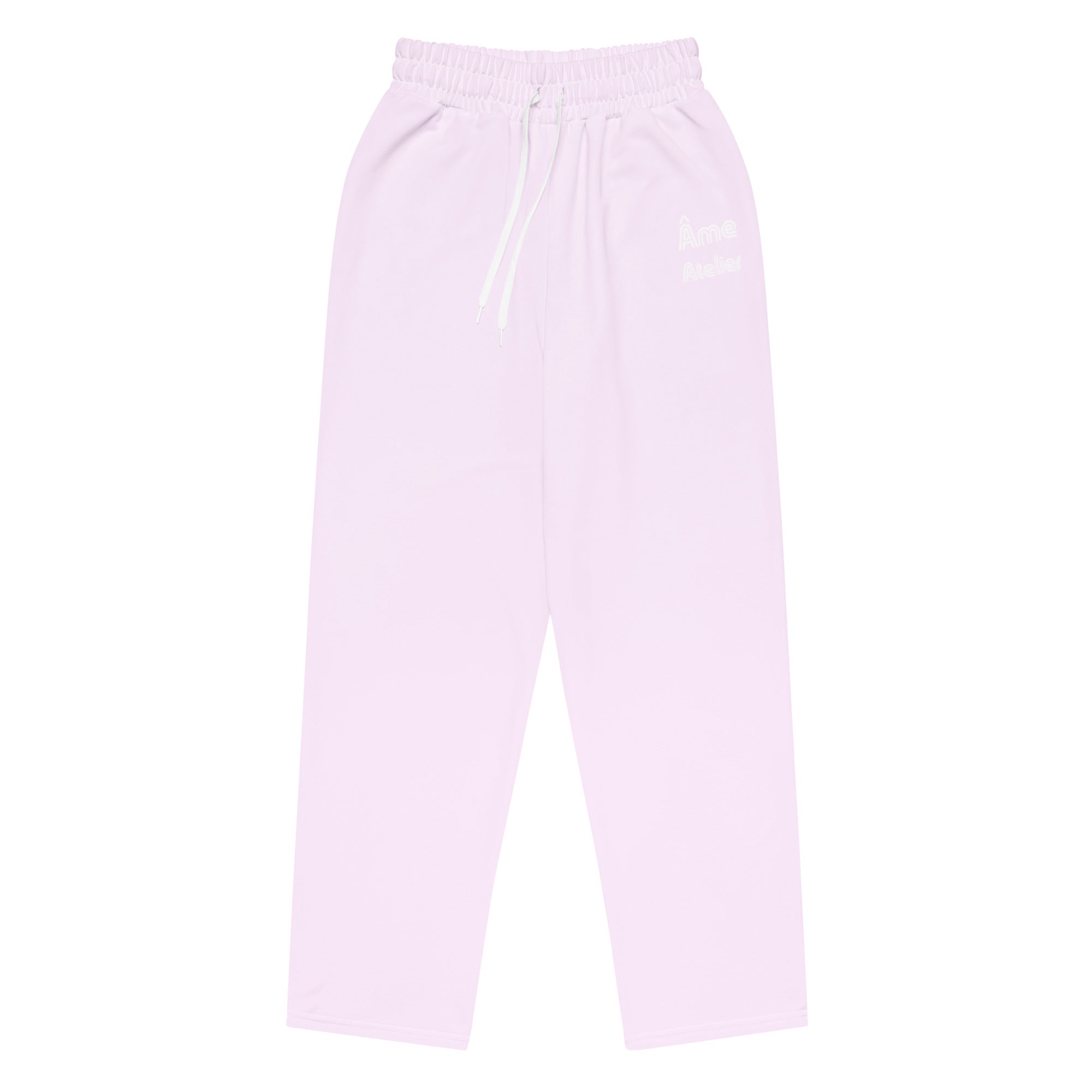Front view of Le Cosy pants in powder pink