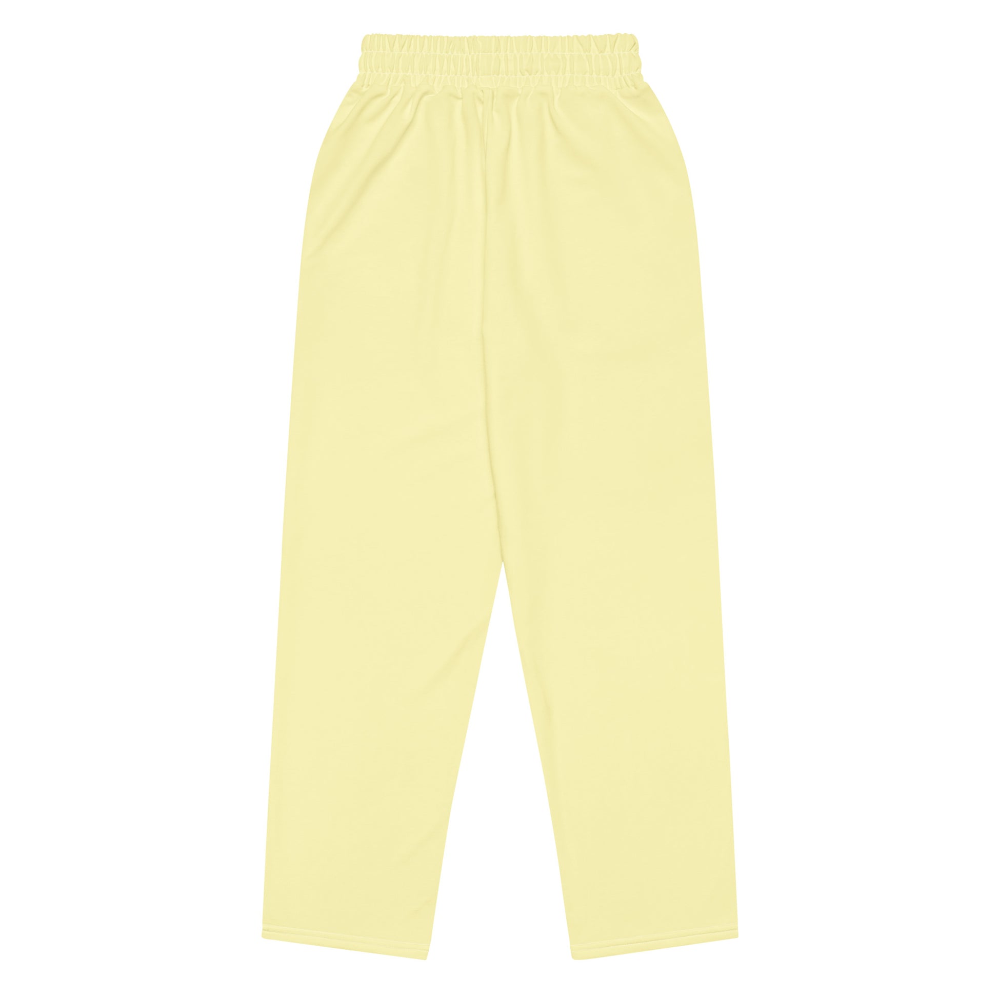 Back view of Le Cosy pants in soft yellow