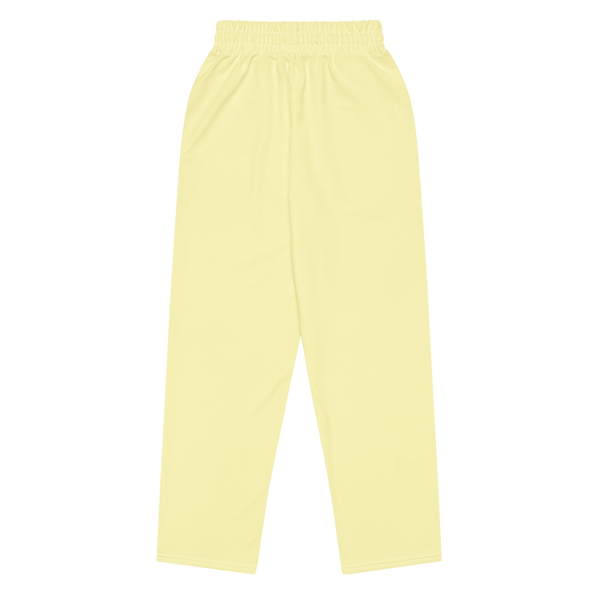 Back view of Le Cosy pants in soft yellow