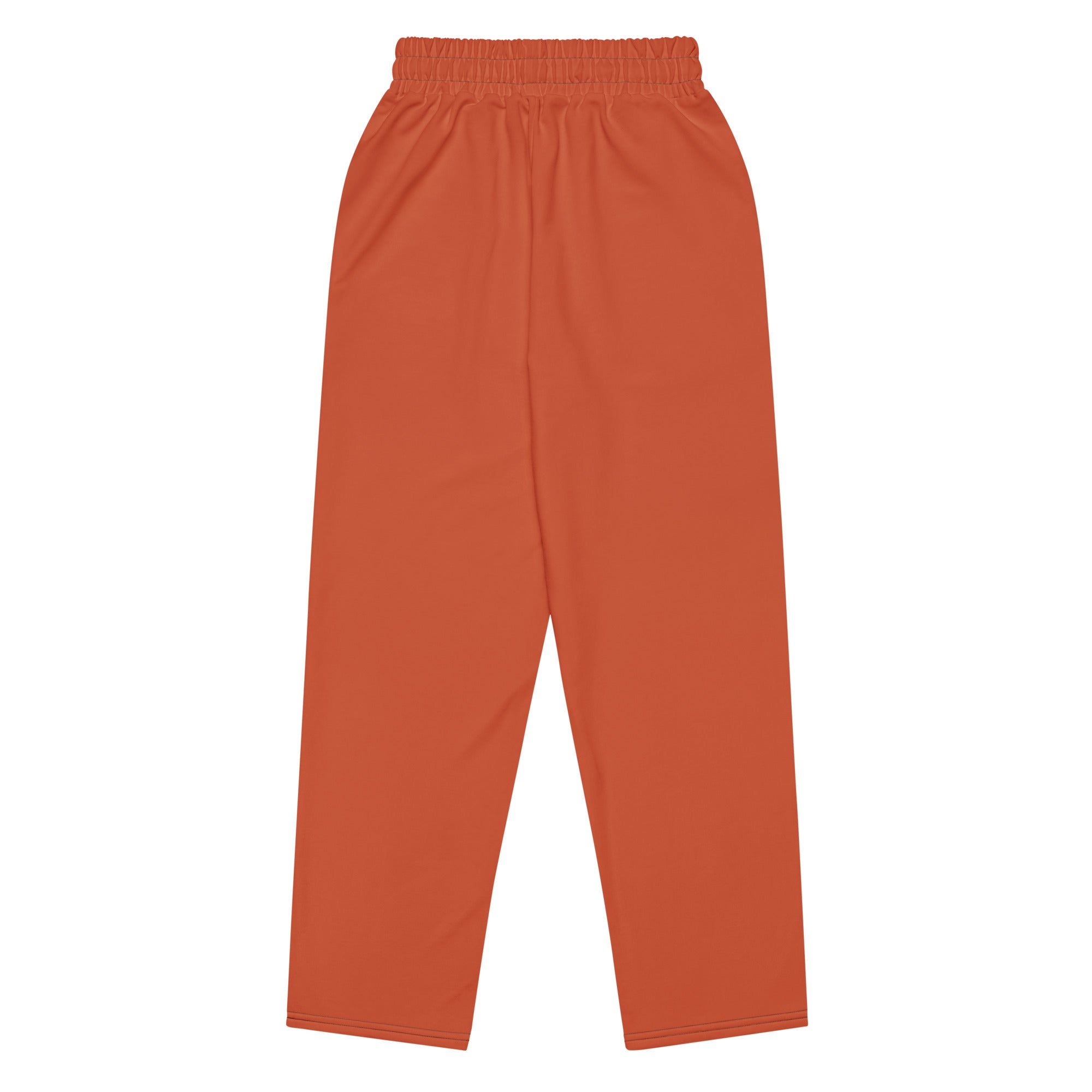 Back view of Le Cosy pants in terracotta