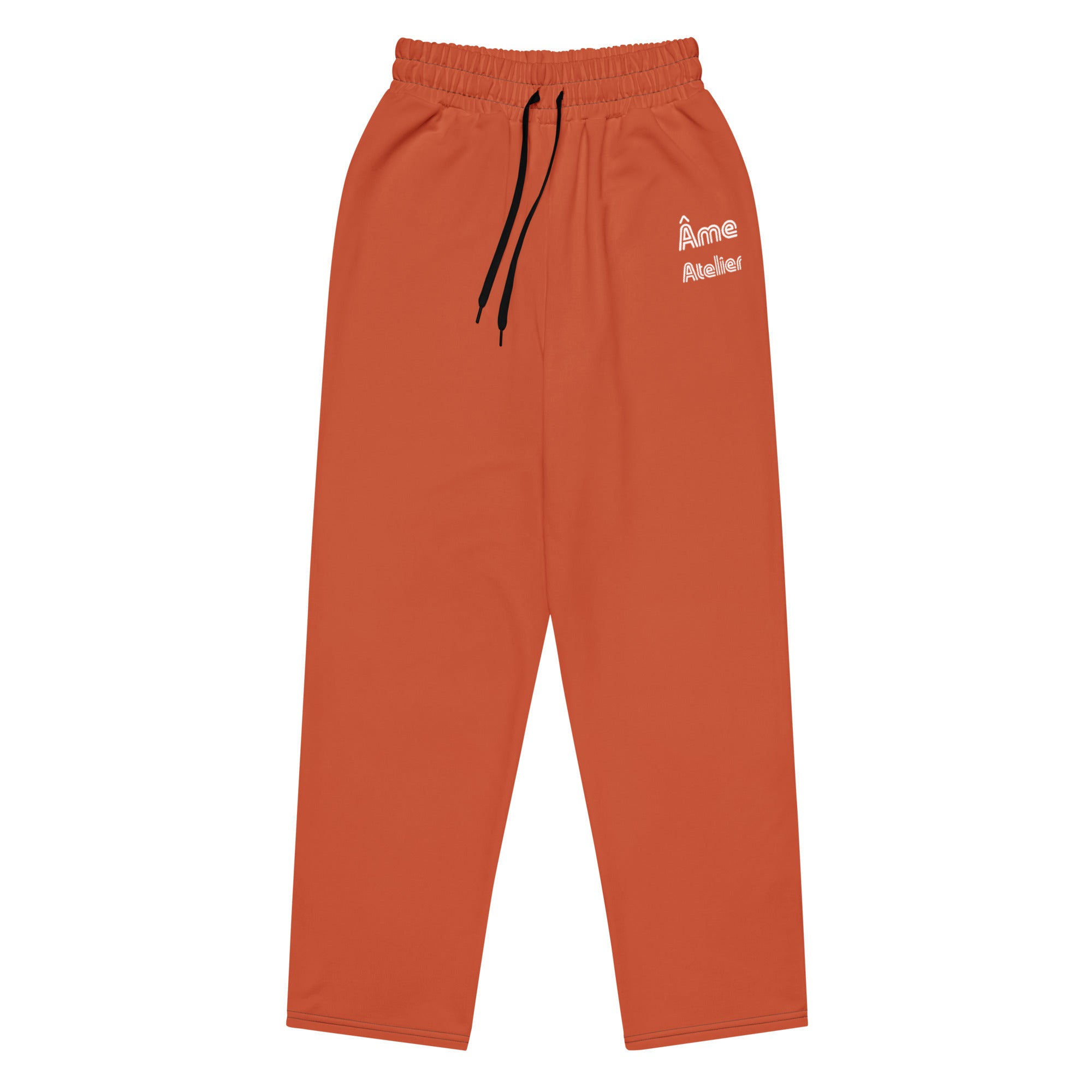 Front view of Le Cosy pants in terracotta