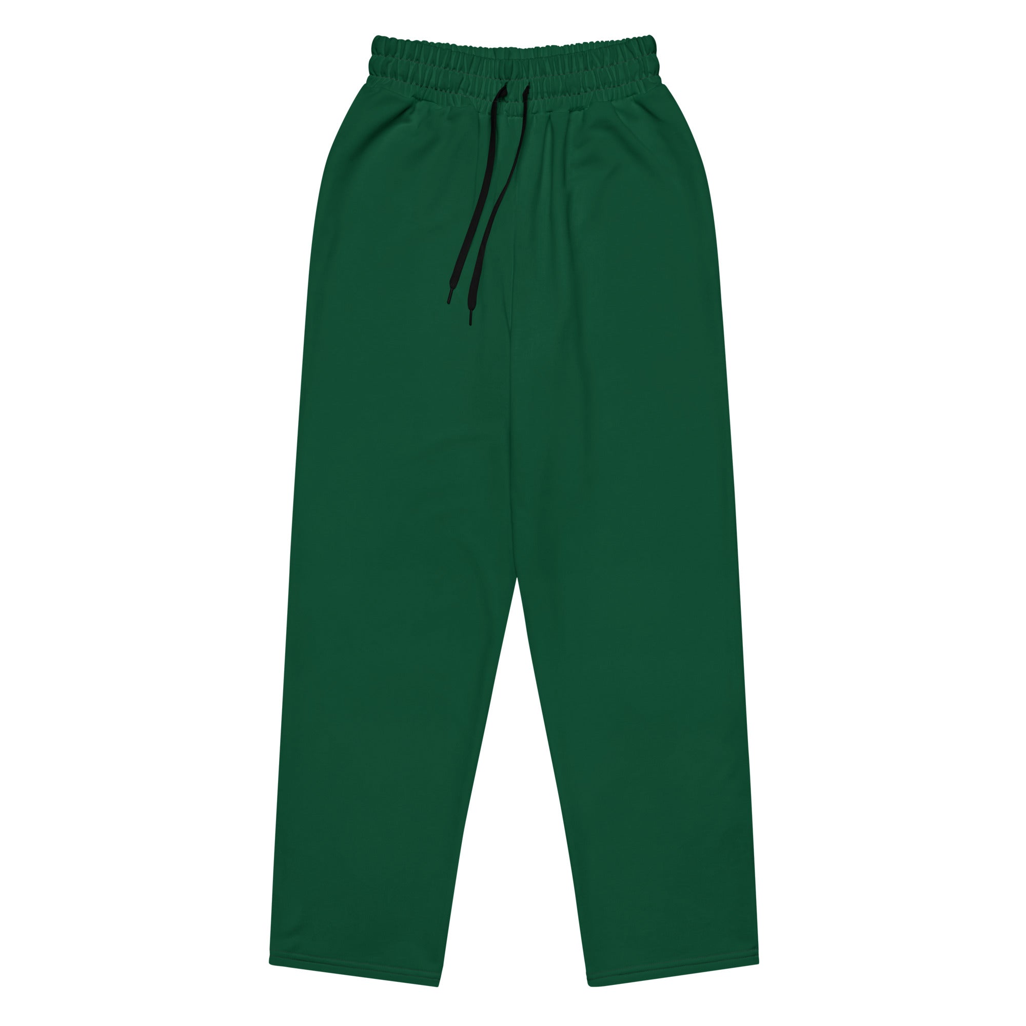 Back view of Le Cosy recycled polyester trousers in abyss green