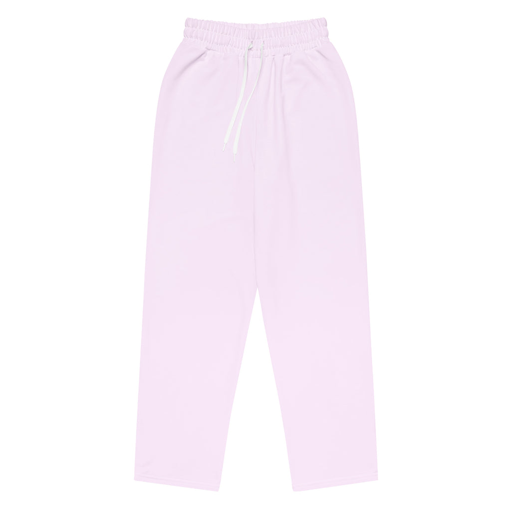 Back of Le Cosy recycled polyester trousers in powder pink