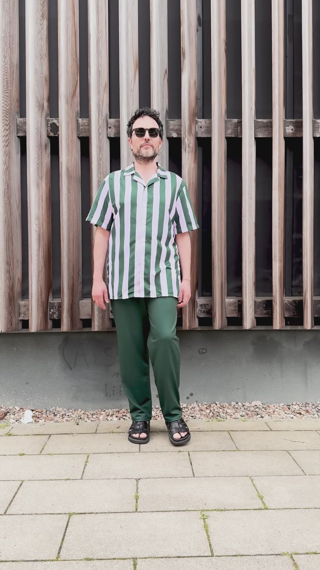 Le Cosy trousers - abyss green