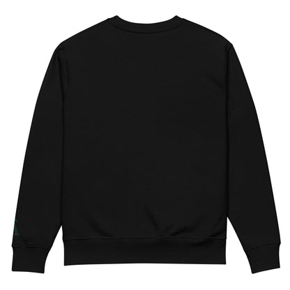 Hédoniste sweatshirt - black green  Âme Atelier 