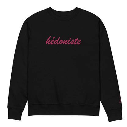 Hédoniste sweatshirt - black pink  Âme Atelier 