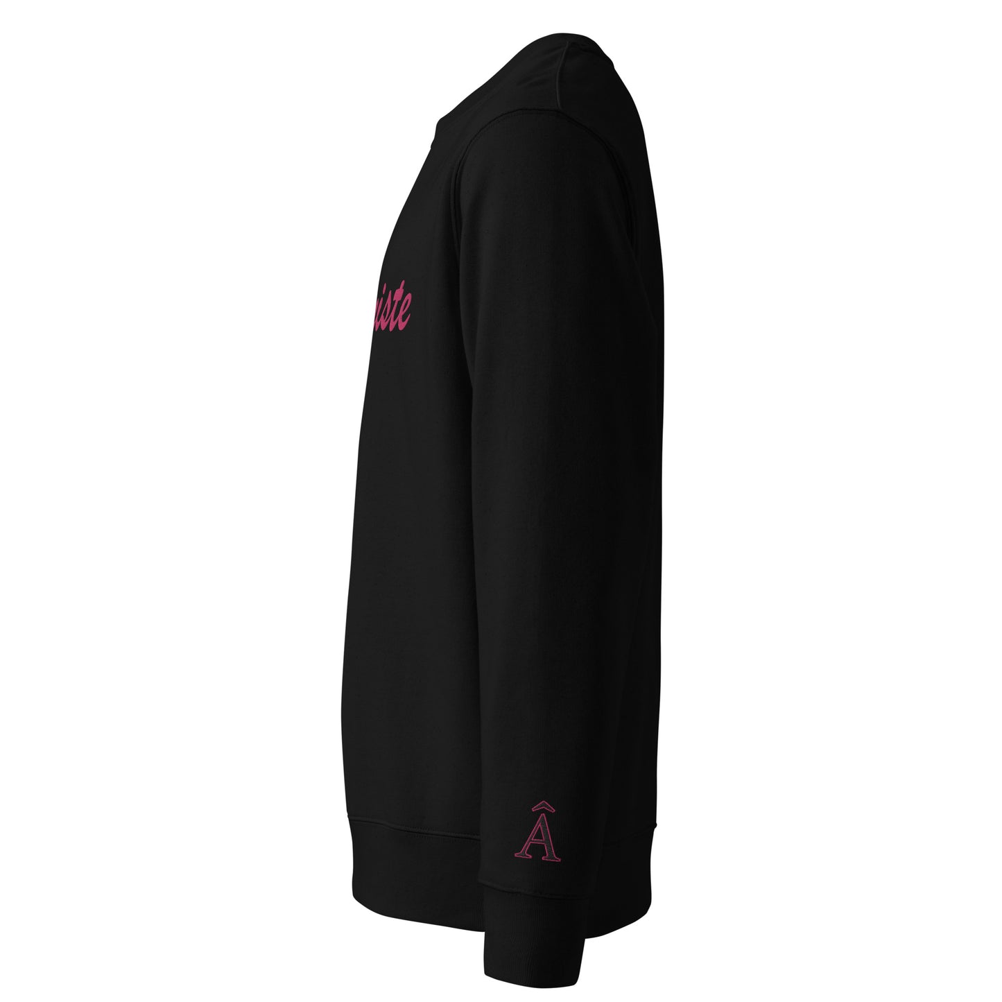 Hédoniste sweatshirt - black pink  Âme Atelier 